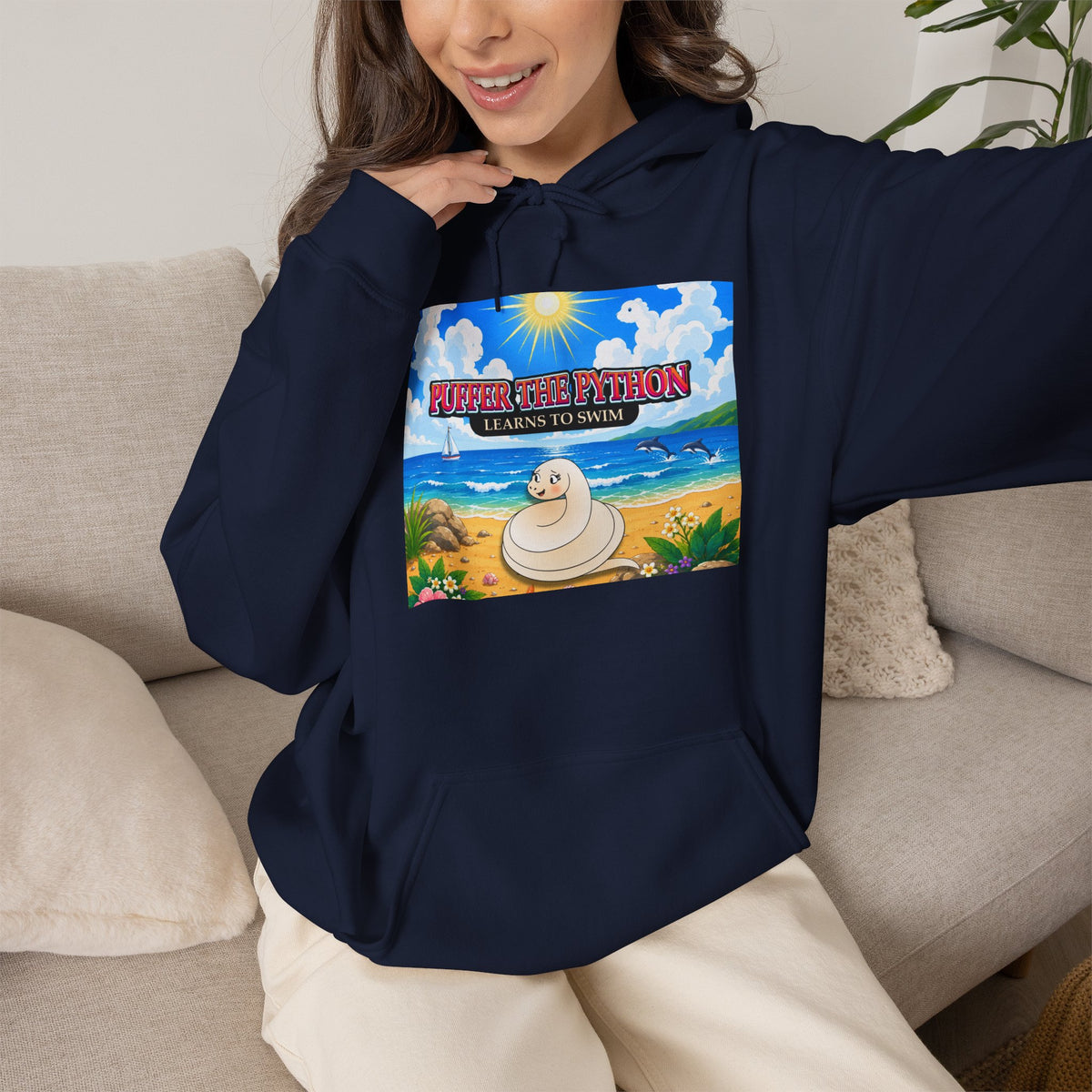 Puffer the Python Official Book 1 Hoodies