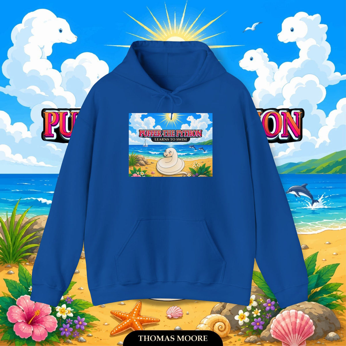Puffer the Python Official Book 1 Hoodies
