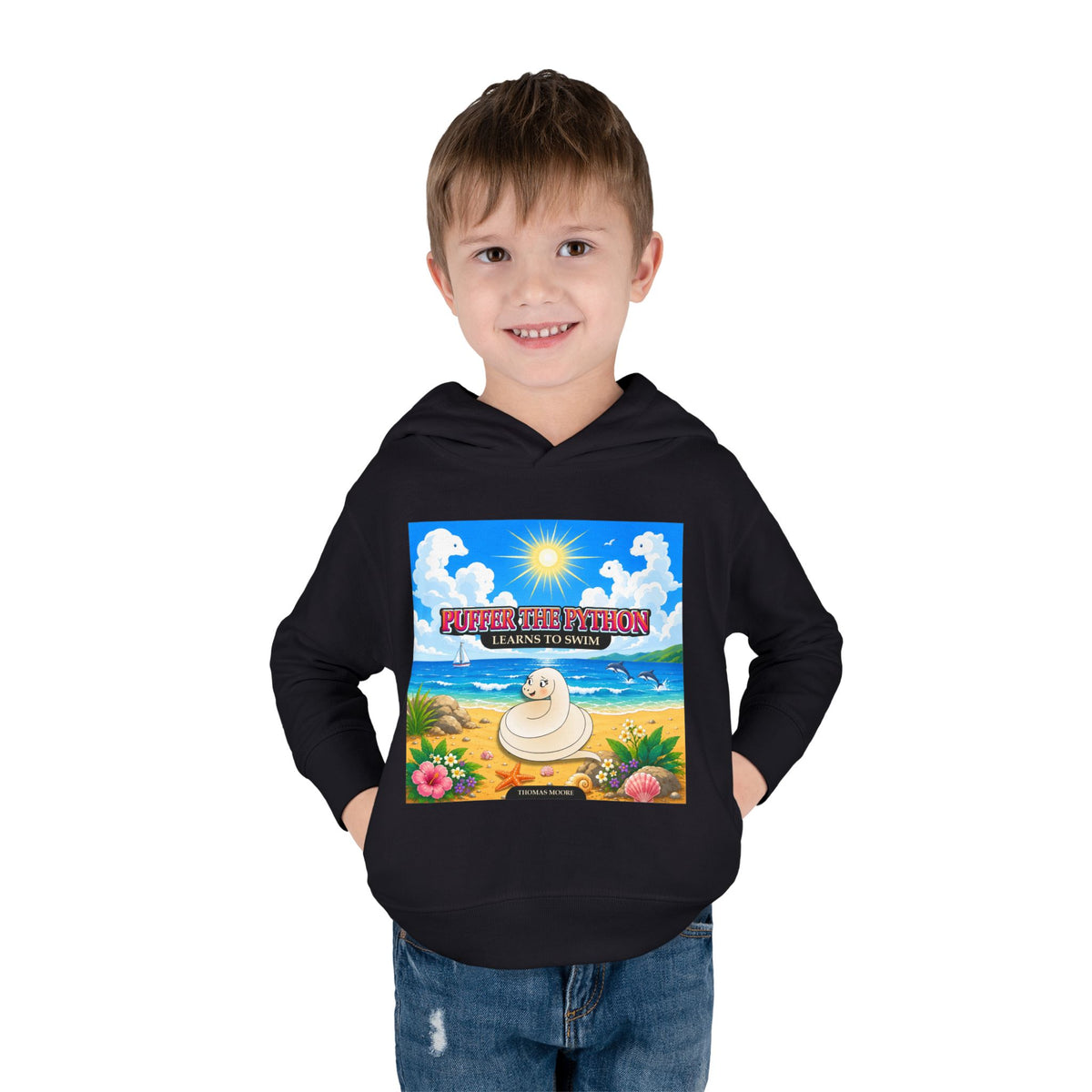 Puffer the Python Book 1 Kid's Hoodies