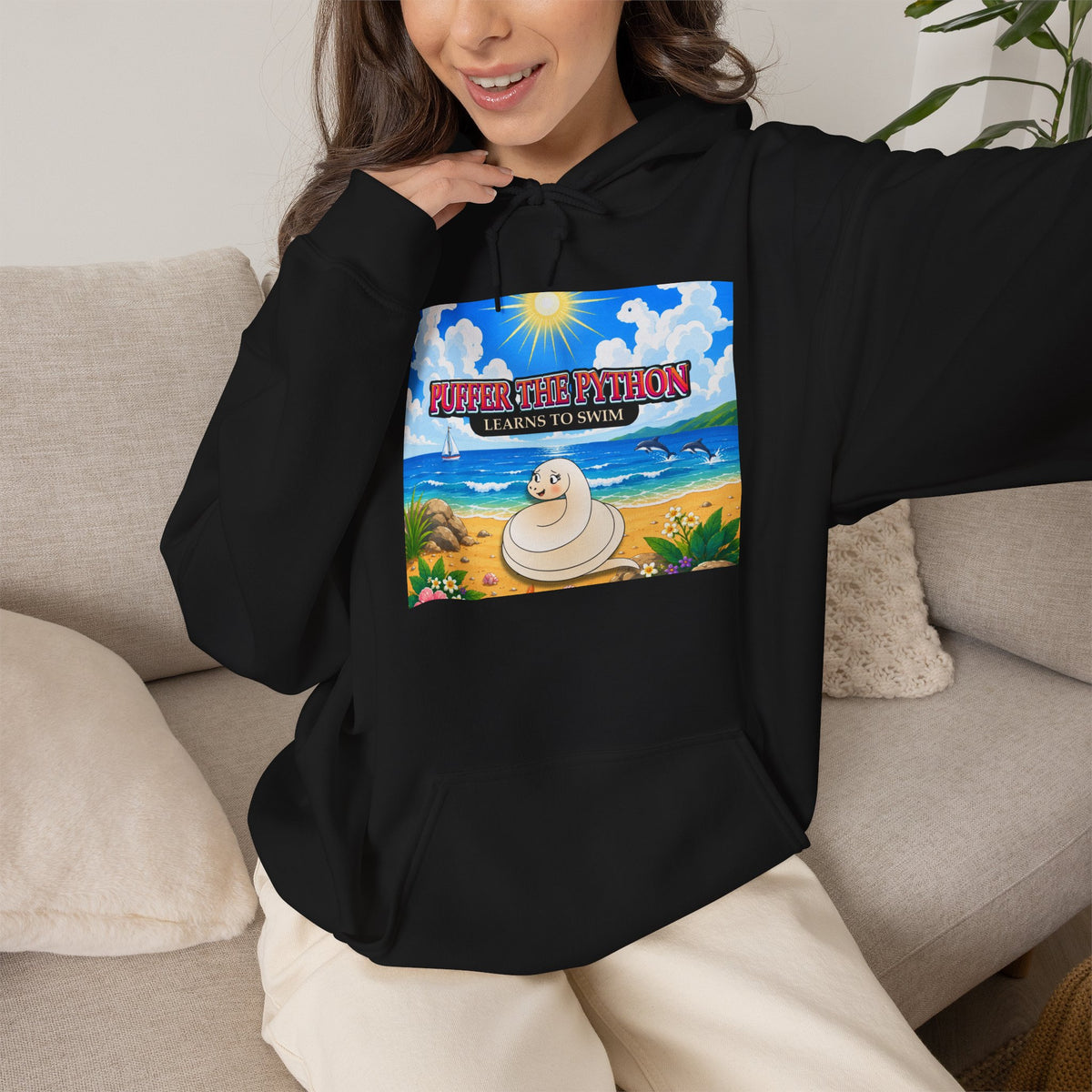 Puffer the Python Official Book 1 Hoodies