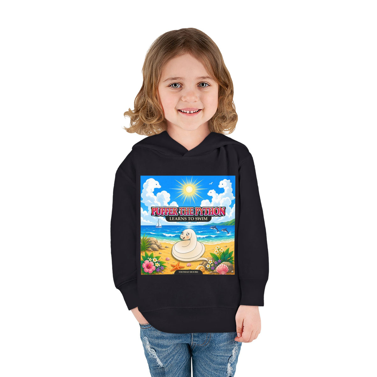 Puffer the Python Book 1 Kid's Hoodies