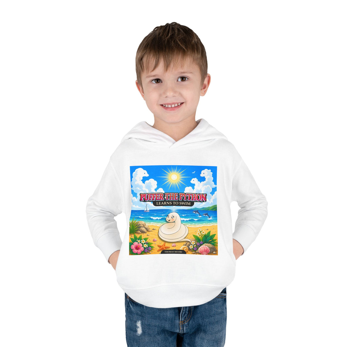 Puffer the Python Book 1 Kid's Hoodies