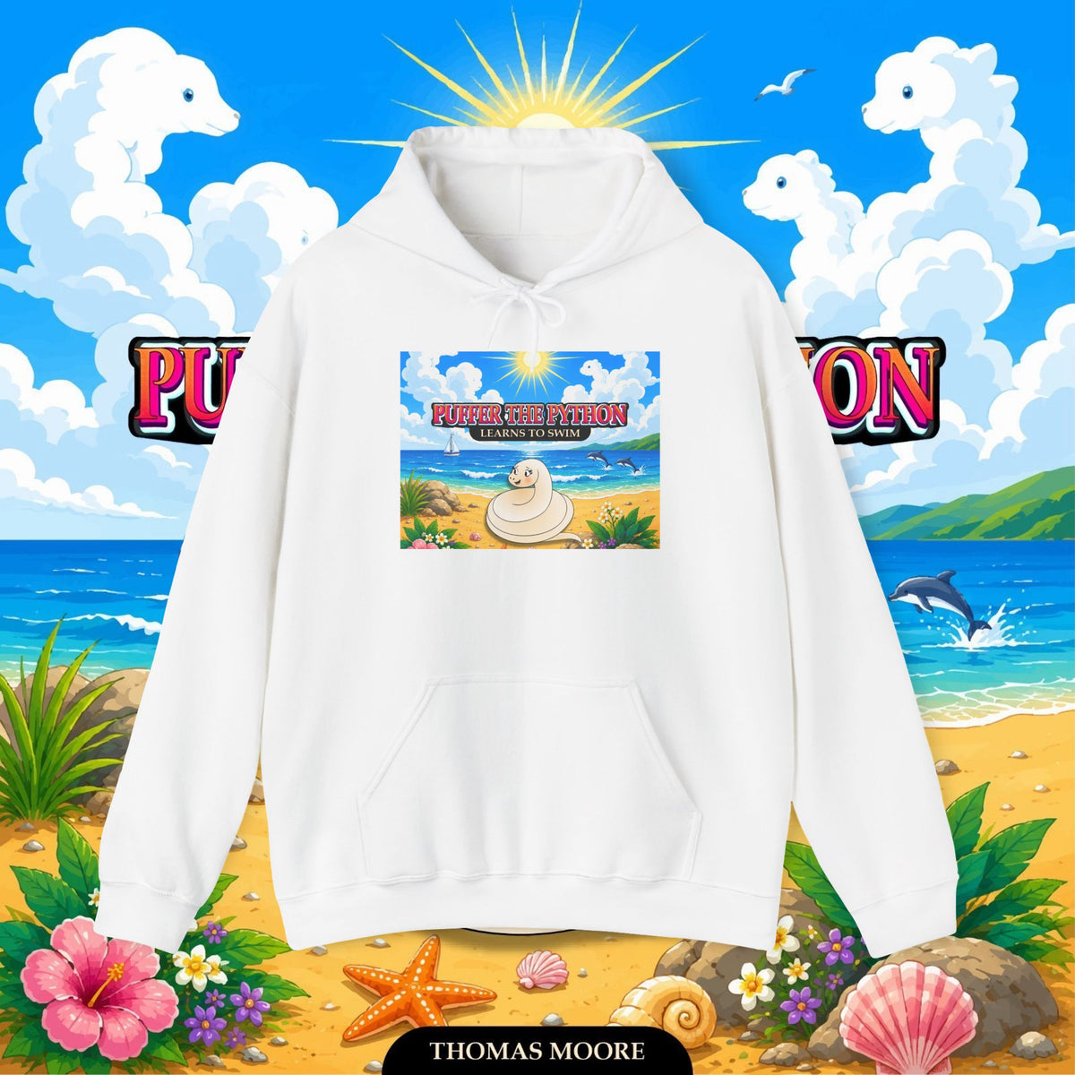 Puffer the Python Official Book 1 Hoodies